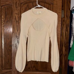 Anthropologie sweater tank and shrug